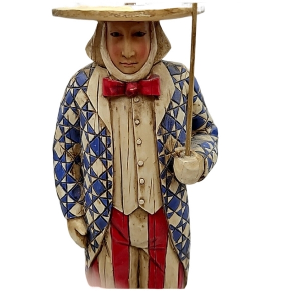 JIM SHORE God Bless America Uncle Sam figurine - Picture 3 of 14